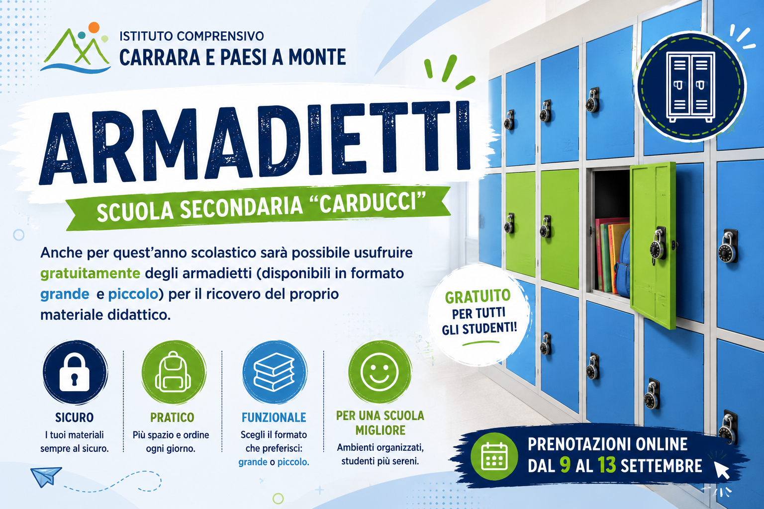 Armadietti – Scuola Secondaria 
