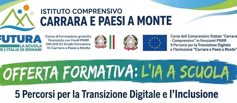 SNODO FORMATIVO IA: corsi per il personale scolastico (D. M. 219/26)